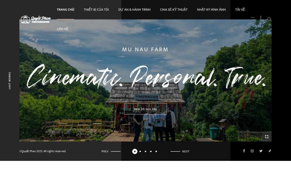 Ảnh website photograper.vn (portfolio cá nhân)